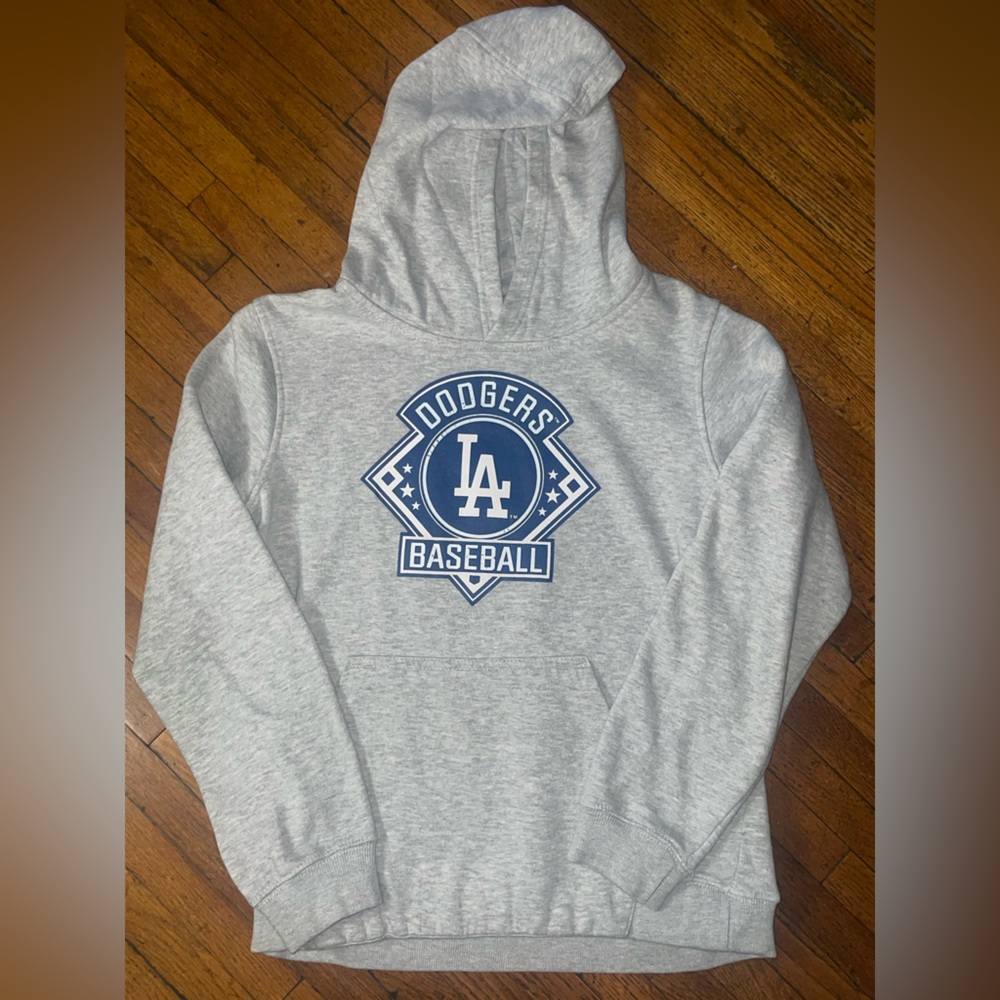 Los Angeles Dodgers Gray Hoodie